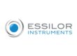 Logo of essilor instruments, featuring a stylized blue and gray eye design next to the company name in gray and blue text.